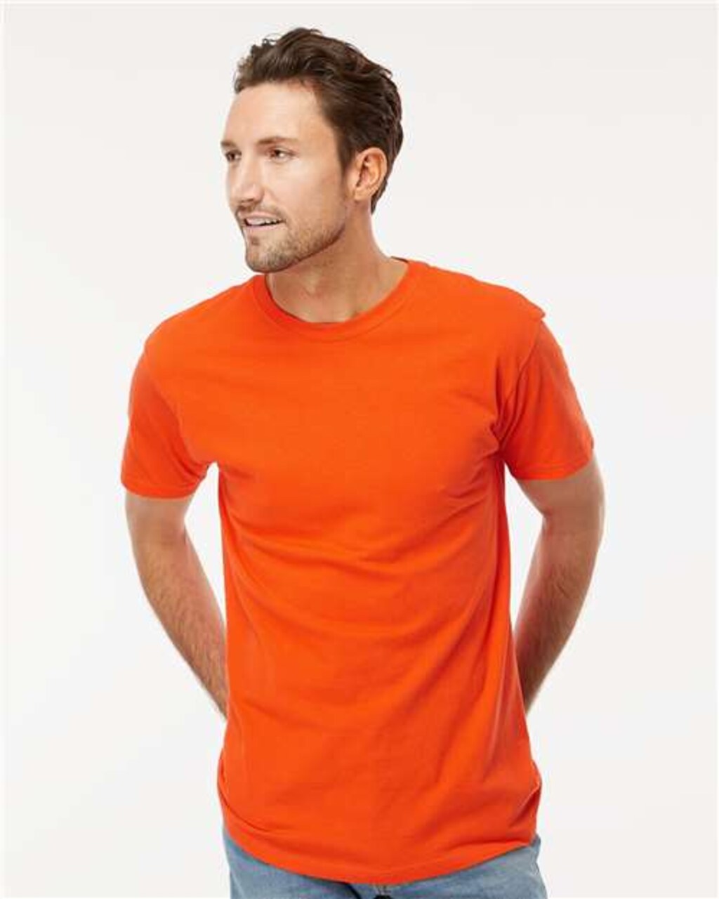 Adult Ring-Spun Cotton Crewneck T-Shirt for Casual, Gym & Everyday Wear